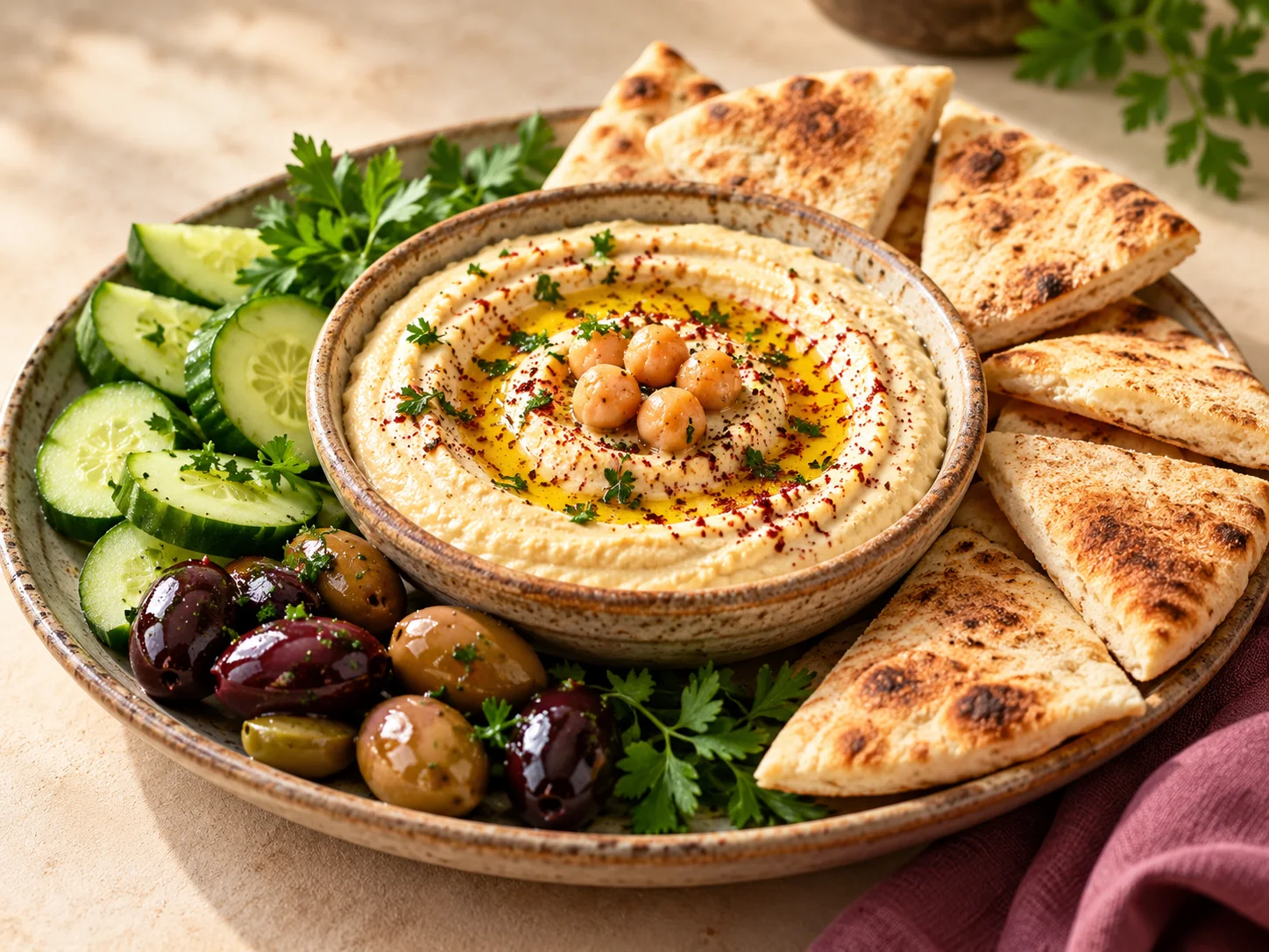 Garden Hummus Plate